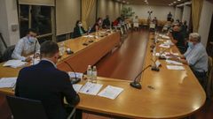 Imagen de archivo de un pleno de Boiro