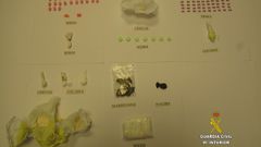 Droga incautada en el Aquasella