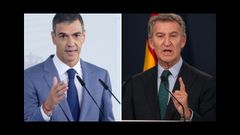 Pedro S�nchez y Alberto N��ez Feijoo.
