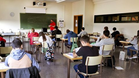 Aula de un colegio concertado, en una imagen de archivo. 