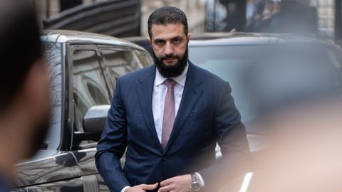 El presidente sirio, Ahmed al Sharaa.