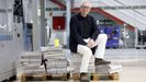 David Chipperfield, esta semana en una visita a las instalaciones de La Voz de Galicia.