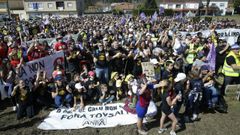 Una de las movilizaciones vecinales convocadas en contra del proyecto de Toysal