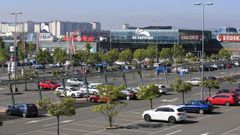 Vista del centro comercial As Termas