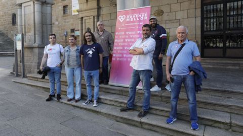 Presentacin de Ourense Mellor en la Praza Maior.