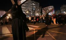 Como todos los Jueves Santo, Vilagarc�a celebr� anoche la procesi�n de Jes�s Nazareno