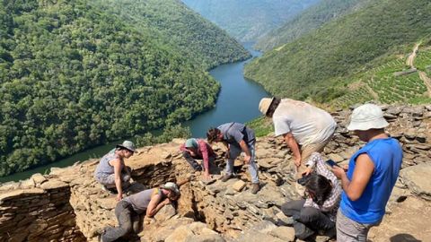 Yacimiento arqueolgico en A Pobra do Brolln.