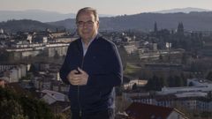 Xos� S�nchez Bugallo, fotografiado en el mirador del Monte de Deus a finales de la semana pasada