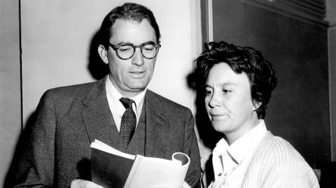 Gregory Peck con Harper Lee