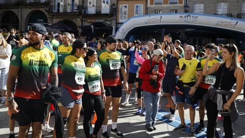 Carrera solidaria de la Guardia Civil en Ourense.