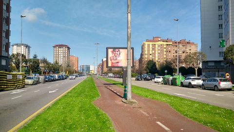 El centro de Gijn sin apenas trfico