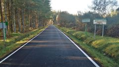 Obras de mellora na estrada provincial LU-P-3203 que une Monforte con A Pobra do Broll�n e executadas por Taboada y Ramos