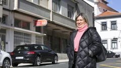 La gerente de la cooperativa, Marta V�zquez, frente al Urimare. 