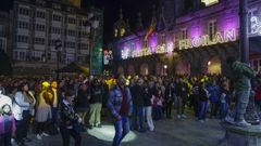 Verbena en la Praza Maior en el Domingo das Mozas