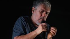 Iv�n Ferreiro durante el concierto en el Coliseum de A Coru�a 