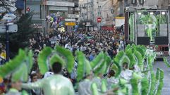 Imagen de archivo del desfile de entroido en la capital en el 2020