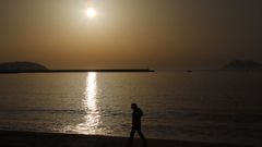 Imagen de la playa de As Gaivotas, en Porto do Son.