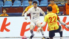 Malaguti en el partido disputado frente a Industrias Santa Coloma el pasado febrero. 