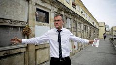 Suso Mart�nez, gu�a e historiador, destac� algunos de los itinerarios de San Amaro
