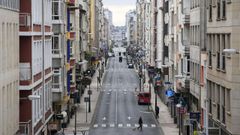 La Avenida da Coruña, en Lugo