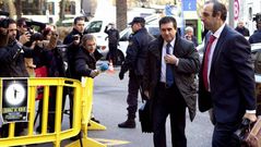 Matas llega al juzgado