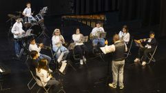 Una de las intervenciones de este martes en la Casa da Cultura de Cee