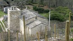 Exterior de la iglesia rom�nica de At�n, una de las que tendr�n nuevas luces