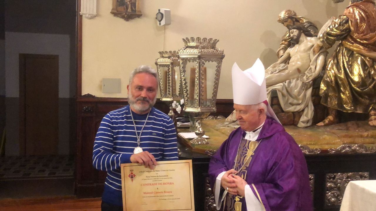 Un quirogués, artífice de un encuentro religioso entre Galicia y Colombia