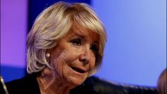 La presidenta del PP de Madrid, Esperanza Aguirre