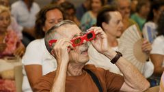 P�blico en la charla de Xavier Fonseca sobre el uso de las gafas