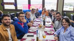 Imagen de la Pe�a Irmandi�a de Vimianzo, anfitriona del encuentro.