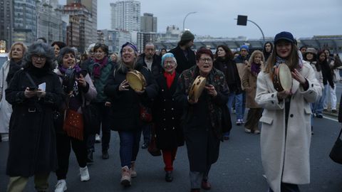 Manifestaci�n del 8M en A Coru�a.