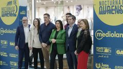 Presentaci�n en el Ponte Vella de la carrera nocturna 15K Ourense
