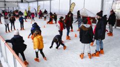 La pista de patinaje de Ponte Vella