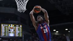 James Nnaji, en su etapa como jugador del Barcelona.