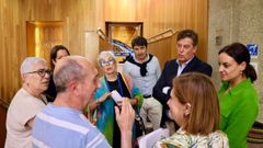La alcaldesa de Burela asisti al debate parlamentario en el que la diputada Lara Mndez reclam que A Maria recupere el rea sanitaria propia