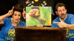 Migallas Teatro, durante unha intervenci�n en Pontevedra 