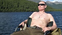 Putin de vacacionesen Siberia