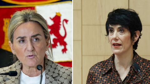 Milagros Tol�n, nueva ministra de Educaci�n, y Elma Saiz, que asumir� a partir de ahora la portavoc�a del Gobierno