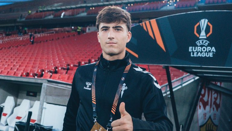 Javi Rodrguez es el canterano debutante con ms minutos con el Celta en lo que va de temporada en Europa Legue.