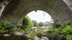 R�o Verdugo a su paso por Ponte Caldelas este lunes