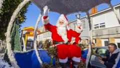 Papa Noel recorri� todos los lugares de Camari�as y Cee �Las mejores im�genes!