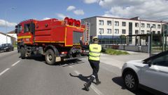 Despliegue de la UME, la pasada semana, tras el primer positivo en la residencia del Mor�n