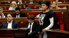 Forcadell considera que la aplicaci�n del art�culo 155 �enquistar�a el problema�