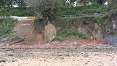 El talud de Caranza ser� arreglado por la v�a de urgencia.