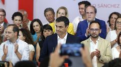 Pedro S�nchez: �Somos la primera fuerza de la izquierda�