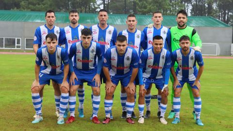 Once titular del Puebla en el derbi barbanzano con el Taragoa de la pasada jornada.