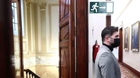 El portavoz de ERC en el Congreso, Gabriel Rufi�n