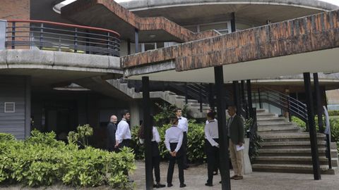 Imagen del exterior del Centro Superior de Hosteler�a de Galicia.