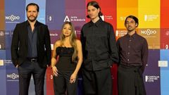 Deizquierdaa derechaBrais Revaldera, director; Mara Morla, productora; Alex Allery Alan Fridman, encargados del sonido y la msica